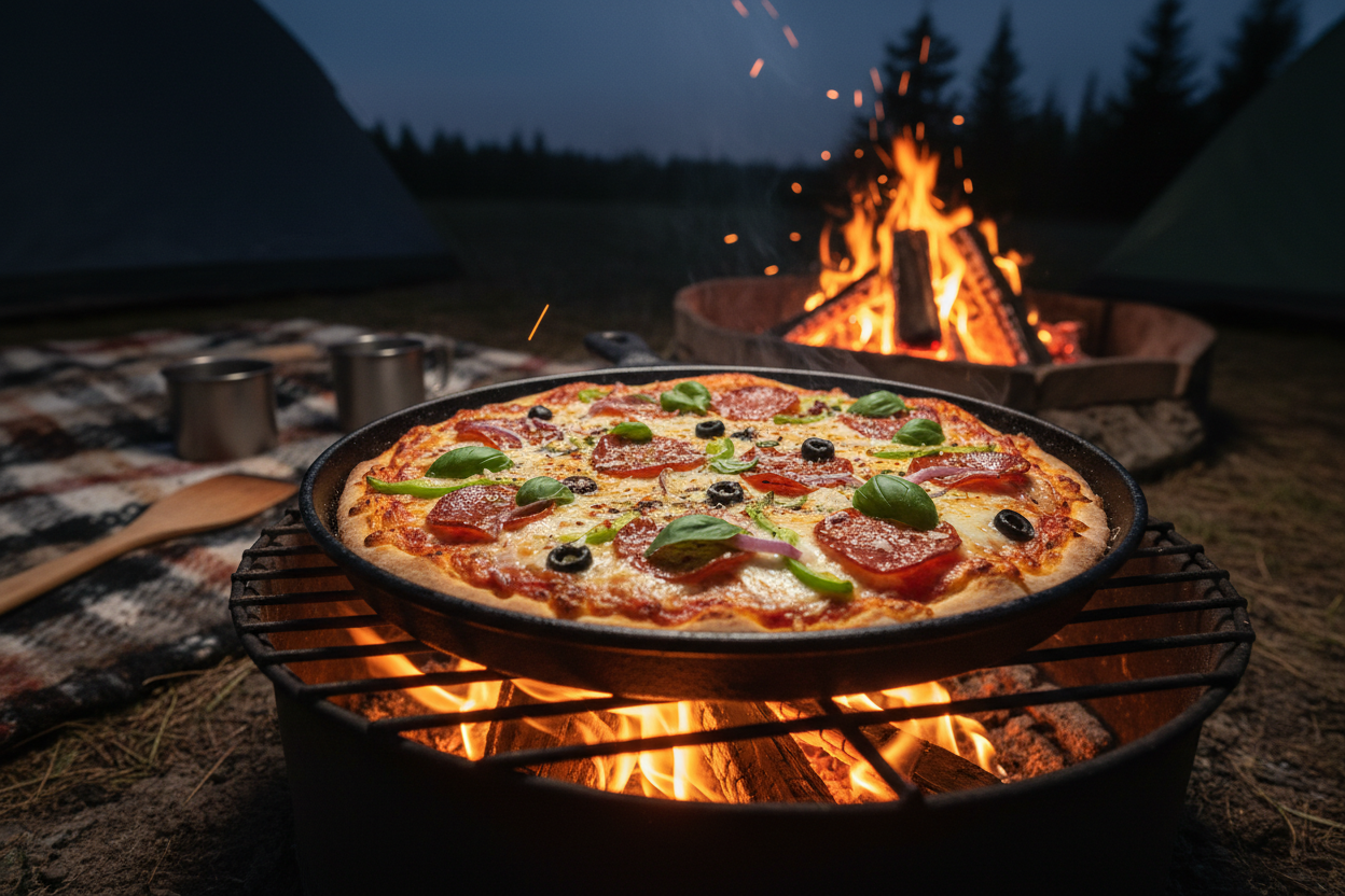 Campfire Pizza Perfection: How to Make Wood-Fired Style Pizza with PortaBaker DuoFire